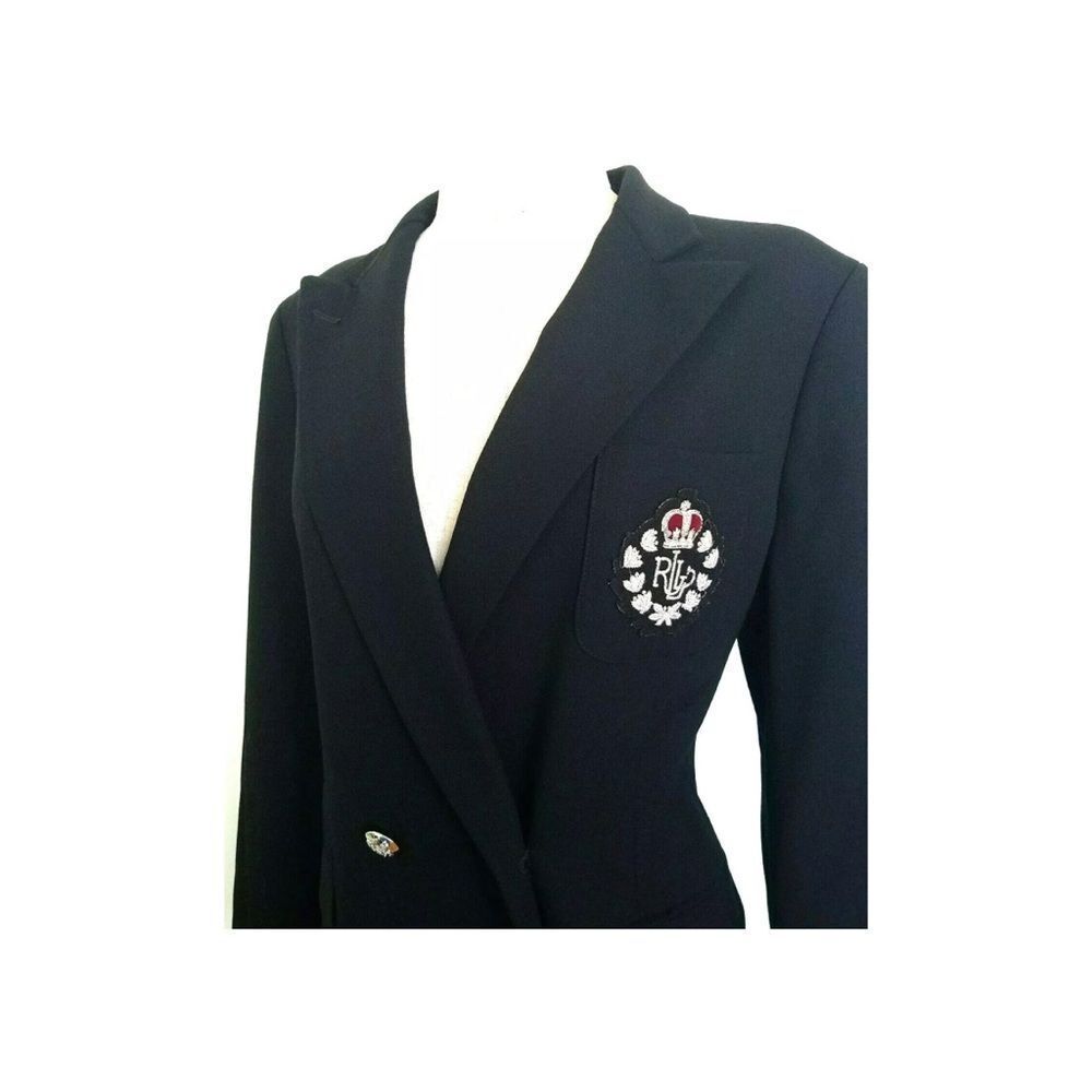 Ralph Lauren Embroidered Crown blazer